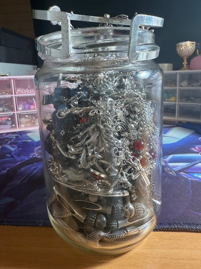 Custom Gothic Themed Mystery Jewerly Jar ⚰️🩸🖤
