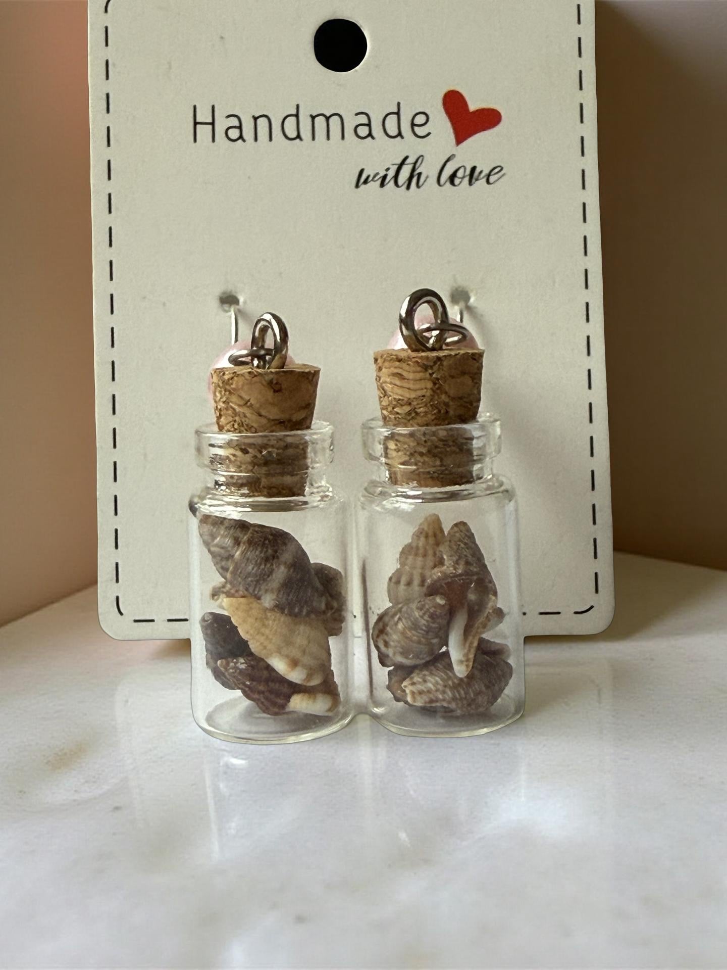 🌊 Seashell Jar Earrings Collection