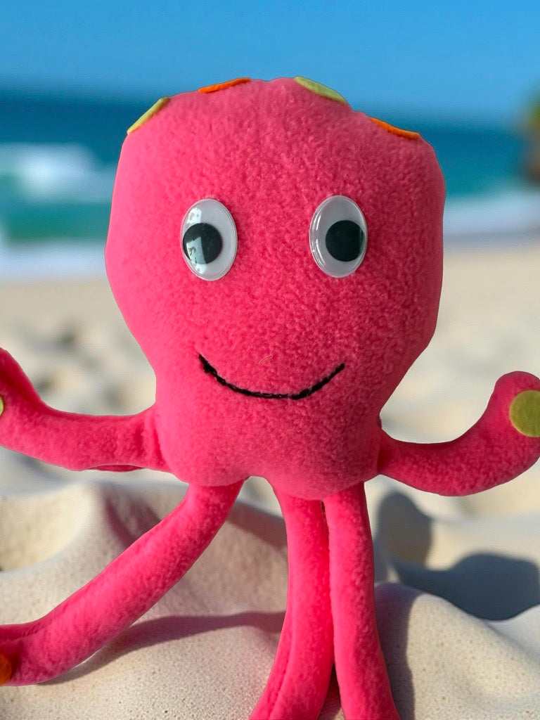 Bubble the Happy Octopus plush toy