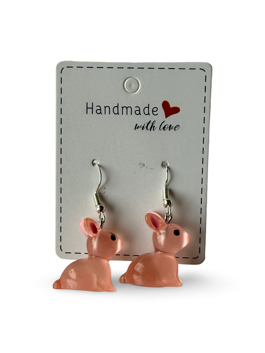 Peachy Bunny Earrings