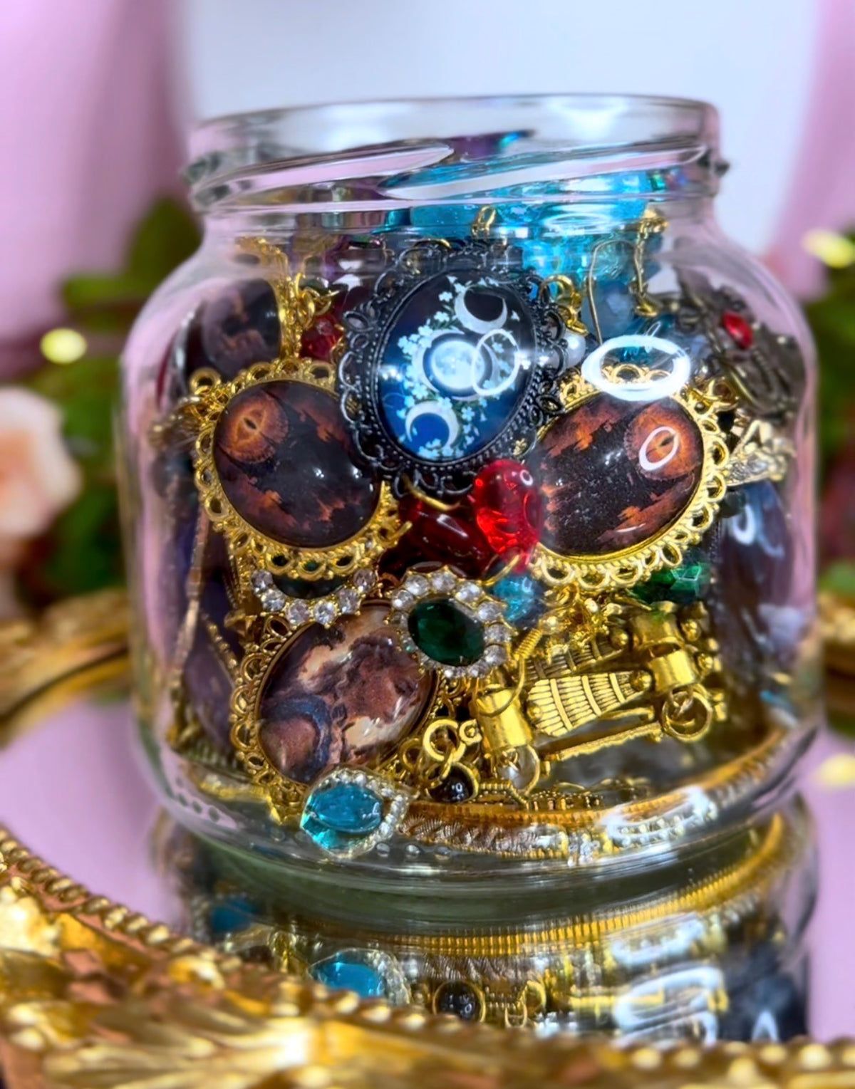 🐉 Medieval Mystery Jewelry Jar – Handmade & Curated Fantasy Jewelry Collection ⚔️