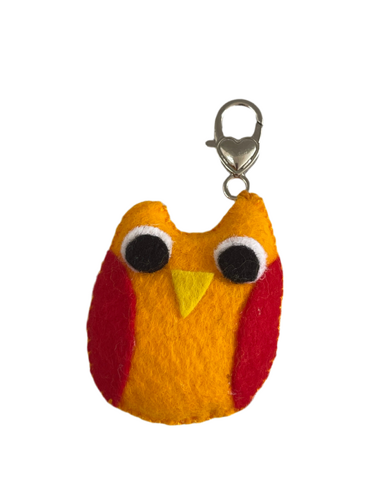 Sunny the Owl – Felt Keychain