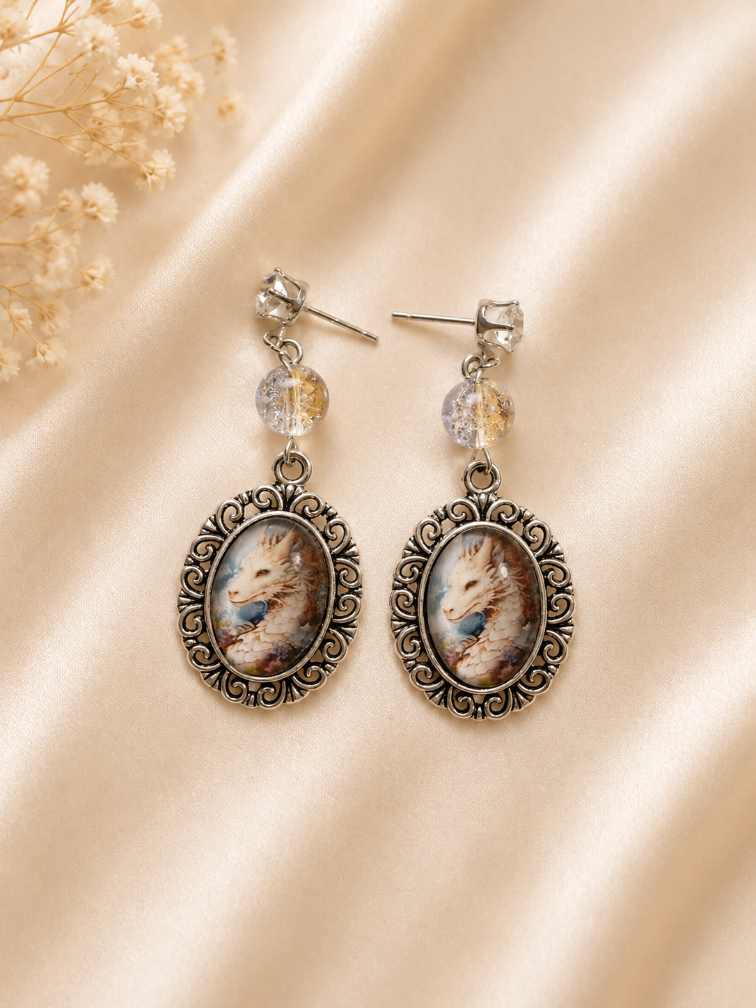Aurelian Dragonheart Earrings 🐉 Made to order