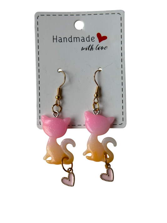 Candy Kitty Earrings