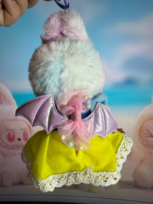 Pop Mart Labubu “Fairy Snow Bunny” Plush Charm