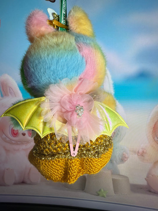 Lafufu “Golden Butterfly Dream” Plush Charm