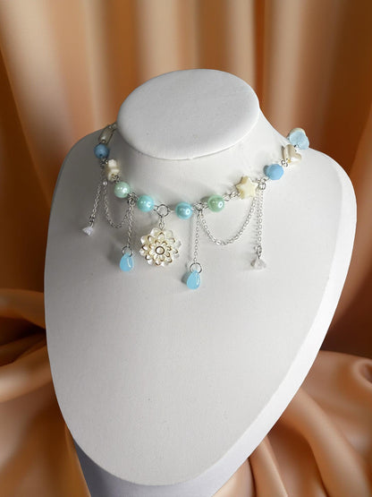 Selene Pearlwave Necklace 🌊✨