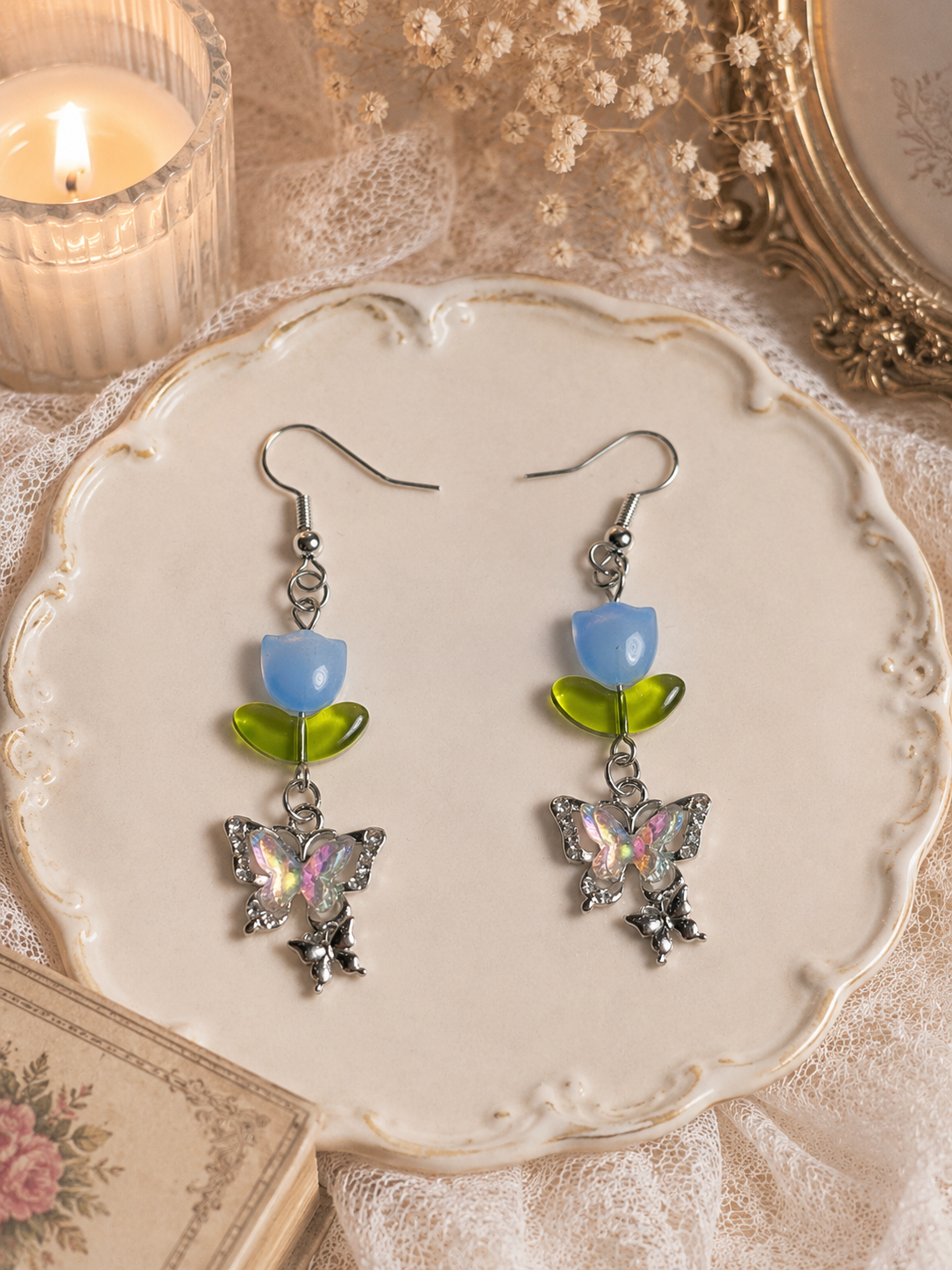 ✨ Bluebell Fairy Earrings ✨ Made to order