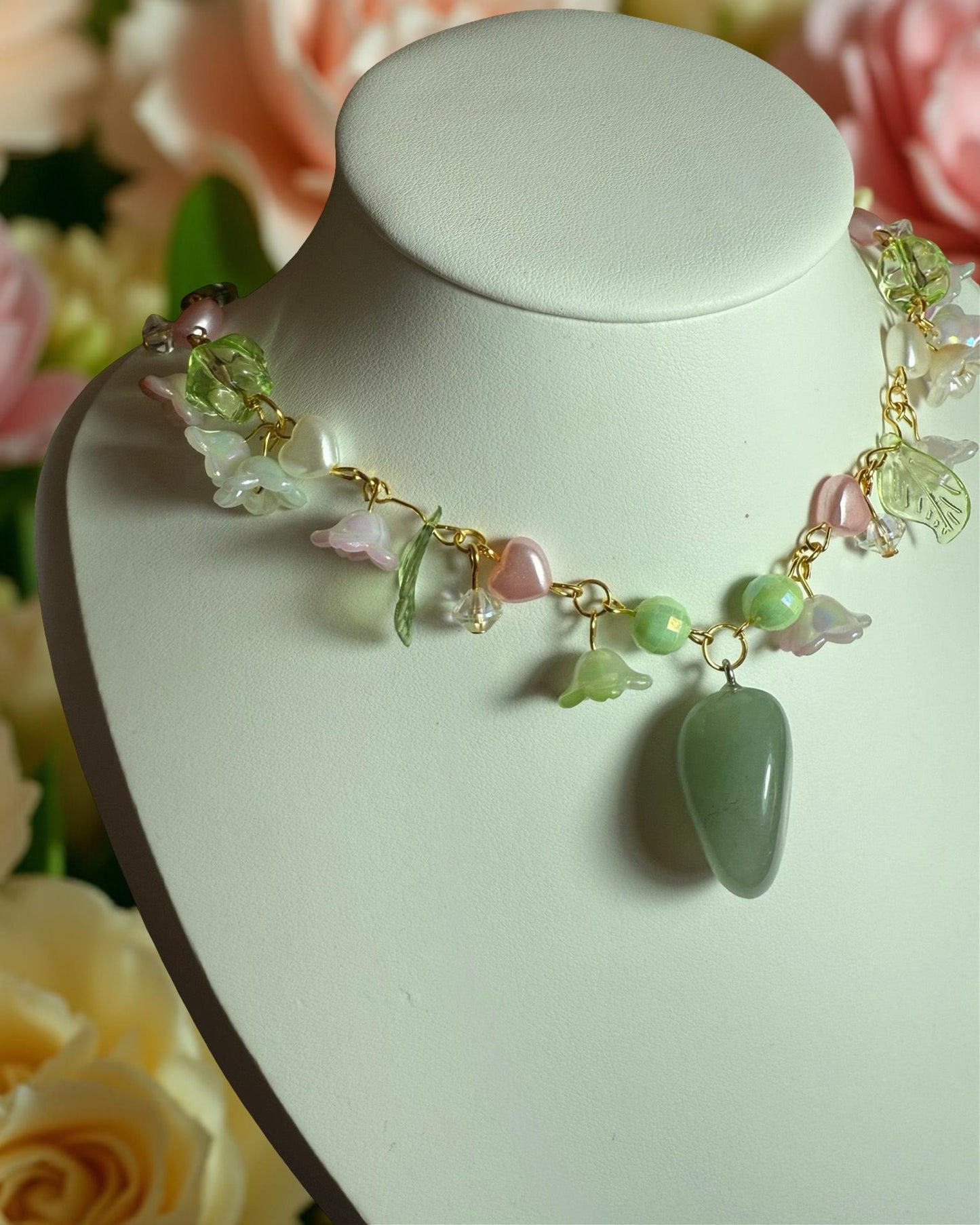 Sylvara Dewdrop – Fairy Garden Necklace
