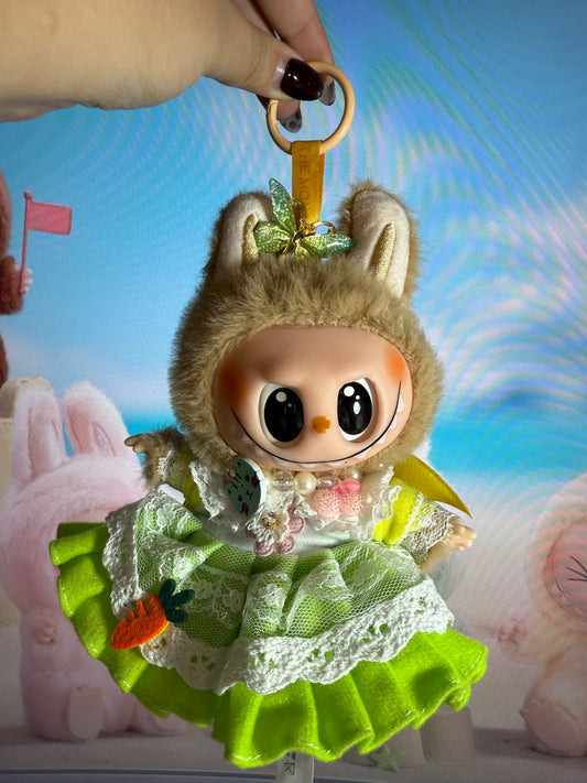 Lafufu “Spring Garden Bunny” Plush Charm