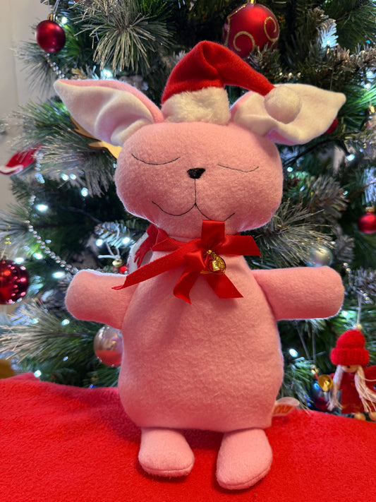 Rosie Snowbell – Christmas Plush Bunny 🎀