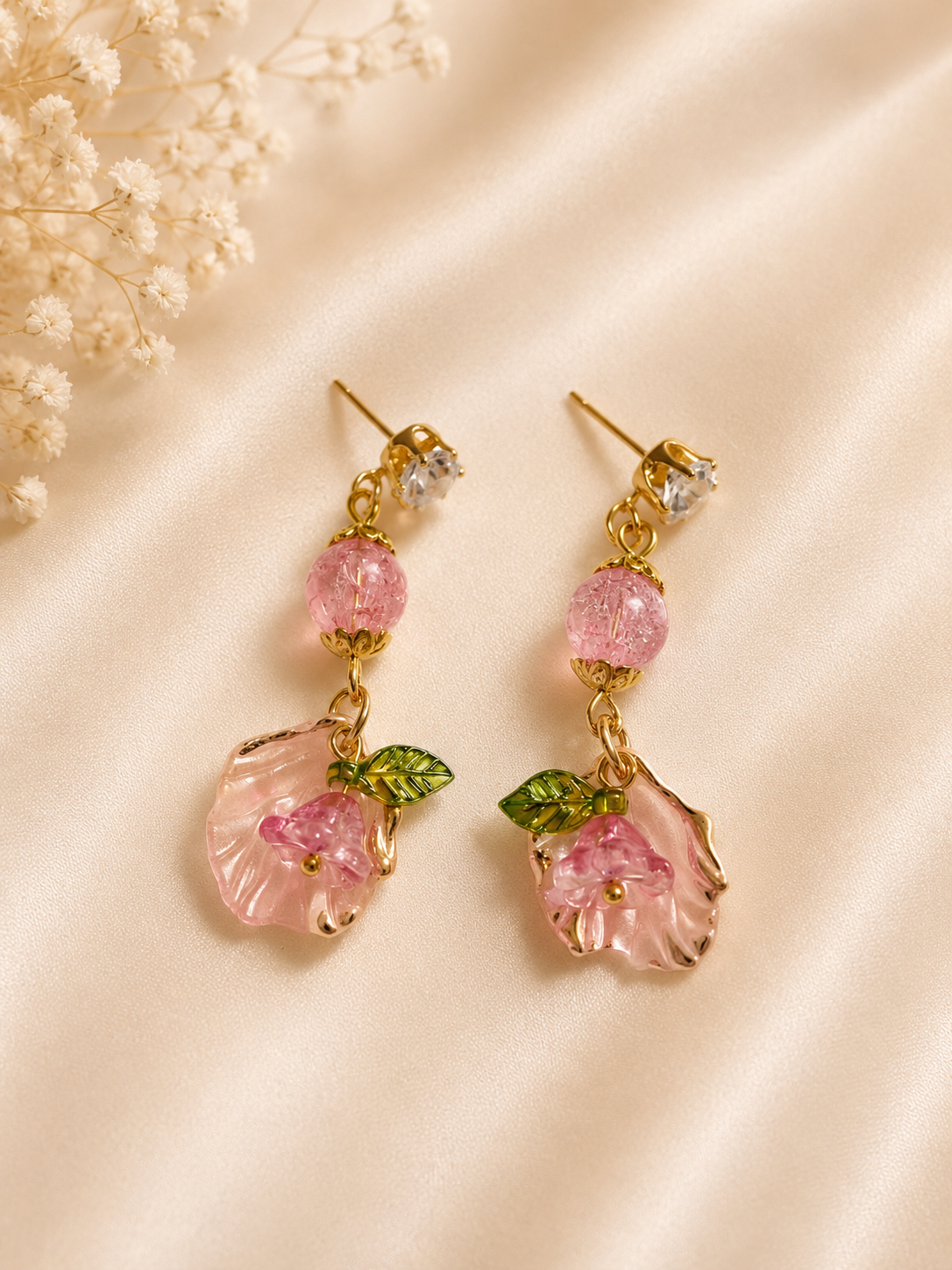 Rosalie Petalwhisper Earrings 🌸 Made to order