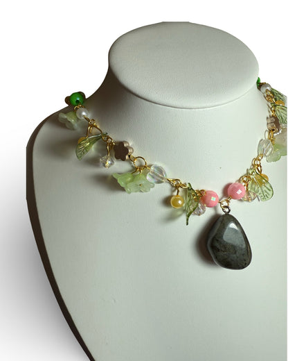 Elowen of the Glade – Fairy Garden Necklace