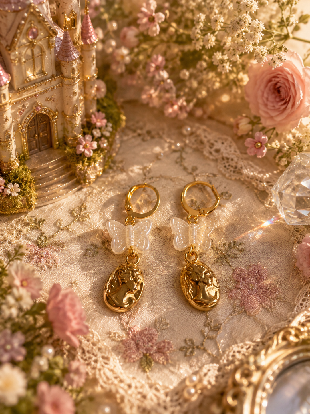 🦋 Gilded Muse Earrings