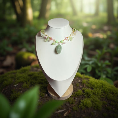 Sylvara Dewdrop – Fairy Garden Necklace