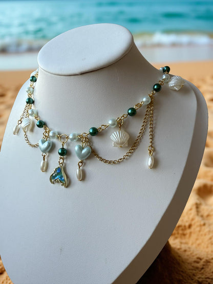 Sirena Pearlwave Necklace 🐚🌊