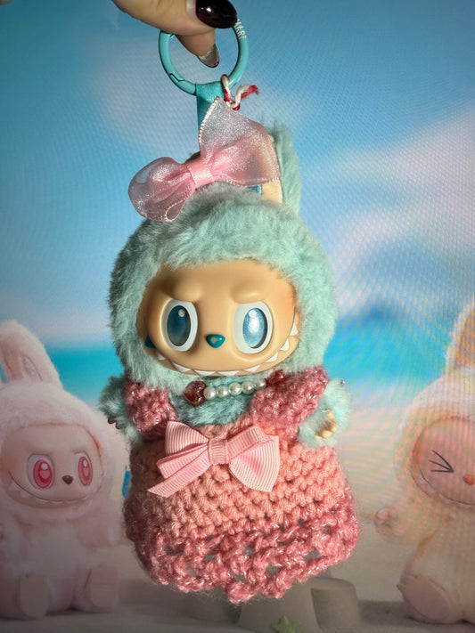 Pop Mart Labubu “Blush Pearl Dream” Plush Charm