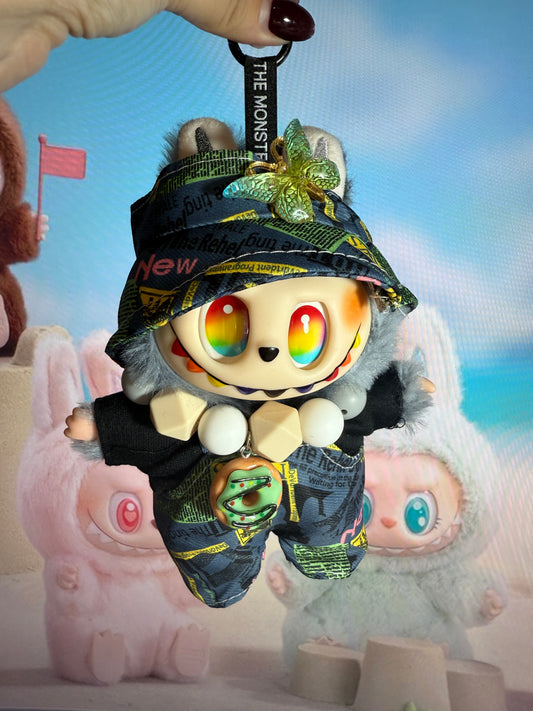 Lafufu “Neon Street Butterfly” Plush Charm