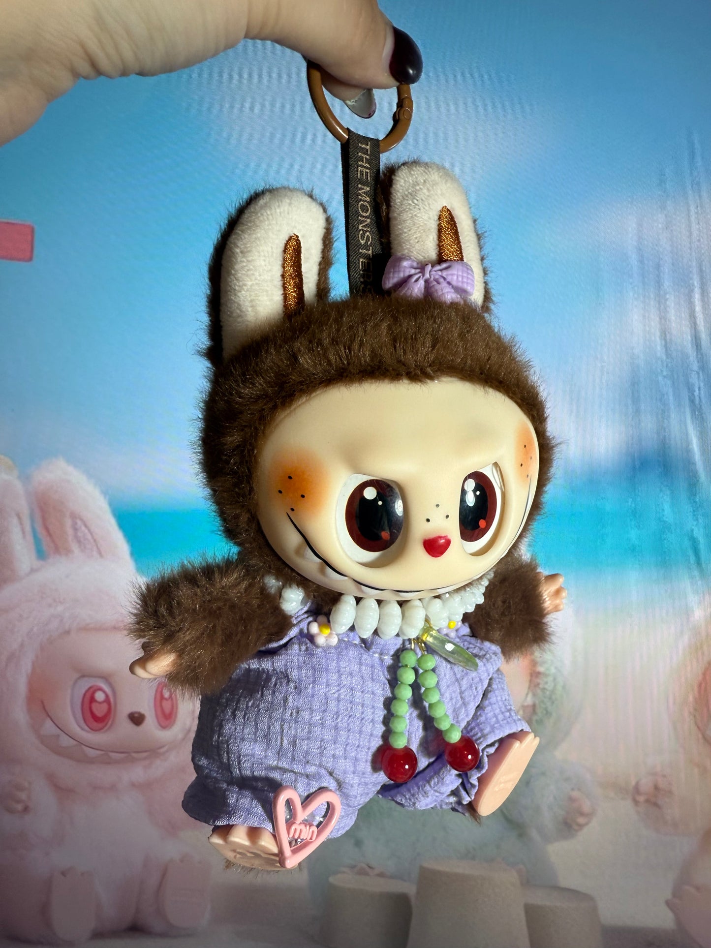 🍒 Sweet Berry Lafufu Plush Keychain