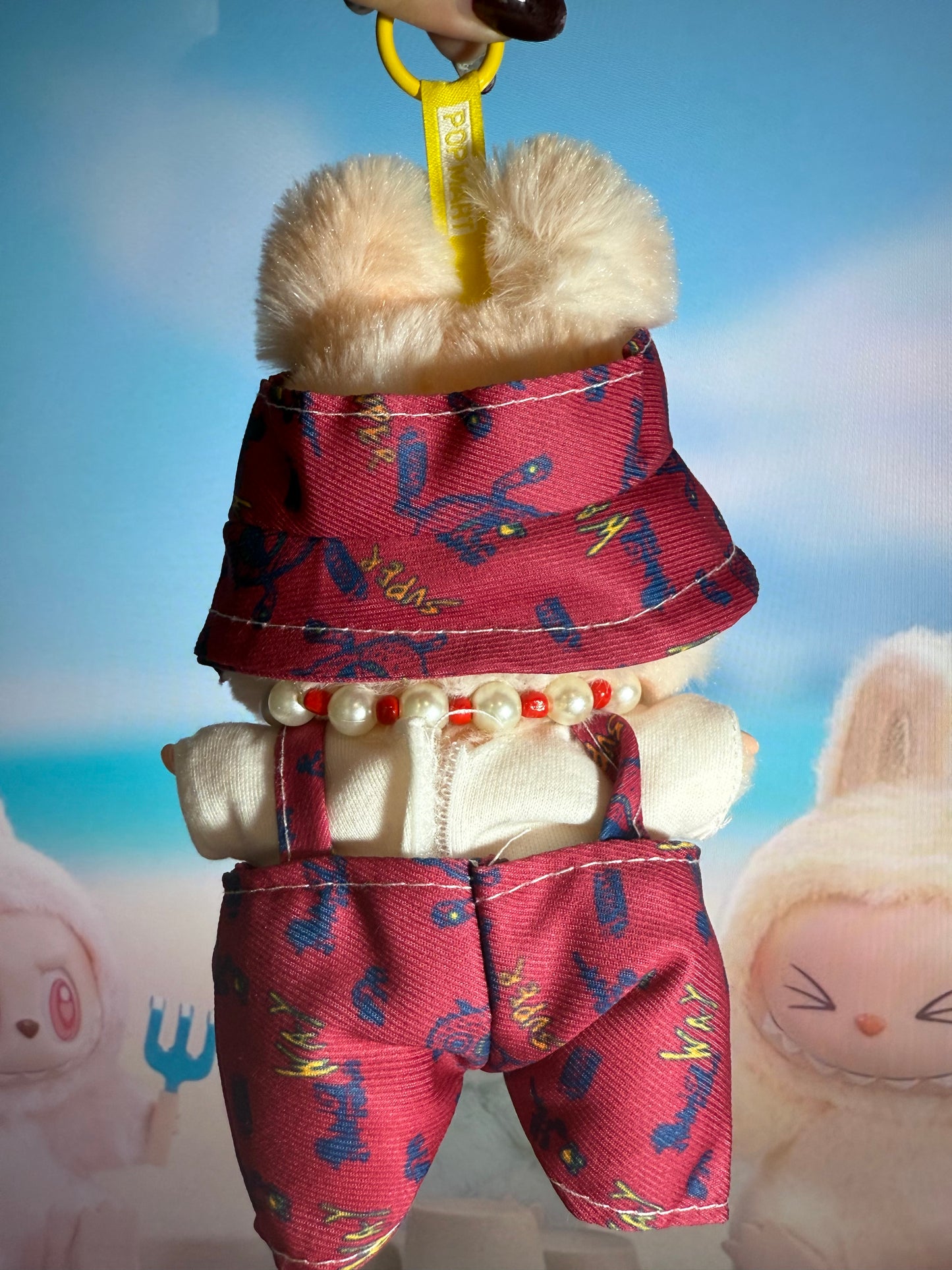 Lafufu “Crimson Heart Dream” Plush Charm ❤️‍🔥