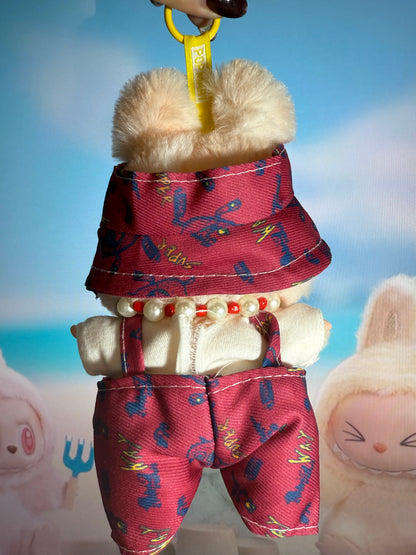 Lafufu “Crimson Heart Dream” Plush Charm ❤️‍🔥