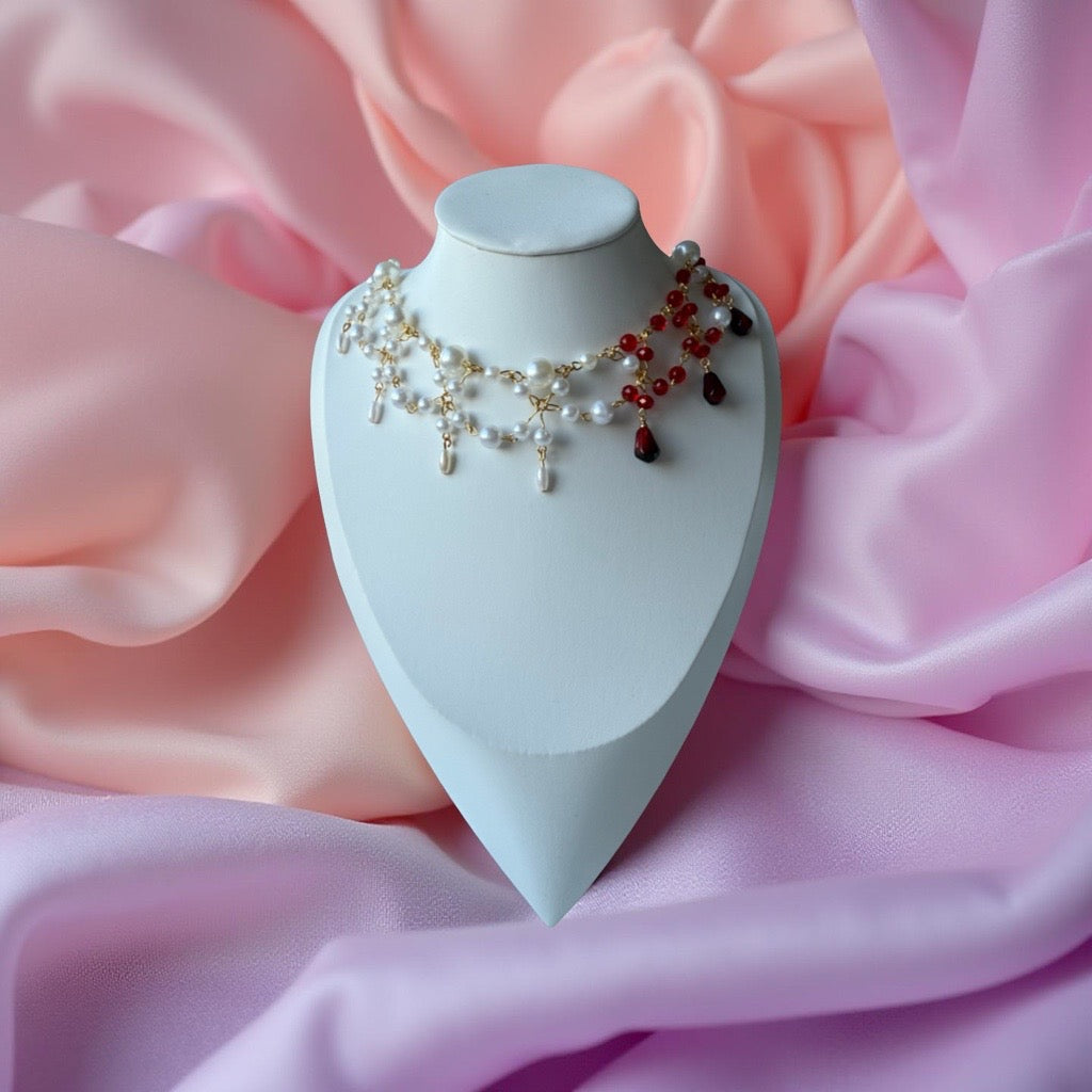 🩸 Selene de Sangre – Statement Choker Necklace