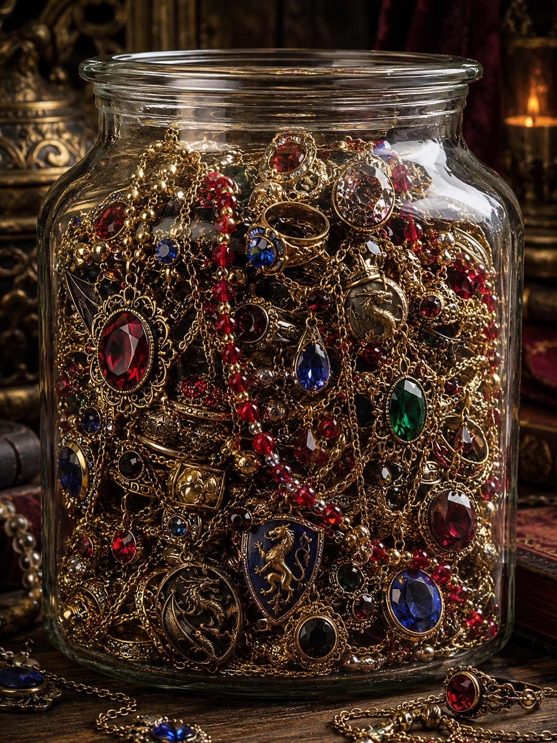 🐉 Medieval Mystery Jewelry Jar ⚔️
