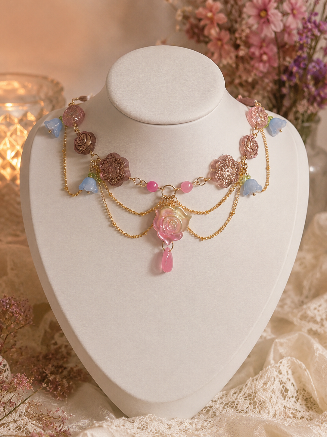 🌸✨ Blushgarden Necklace ✨🌸 Made to order