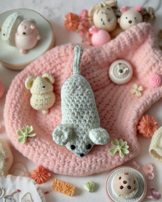 Handmade Crochet Mouse Collection