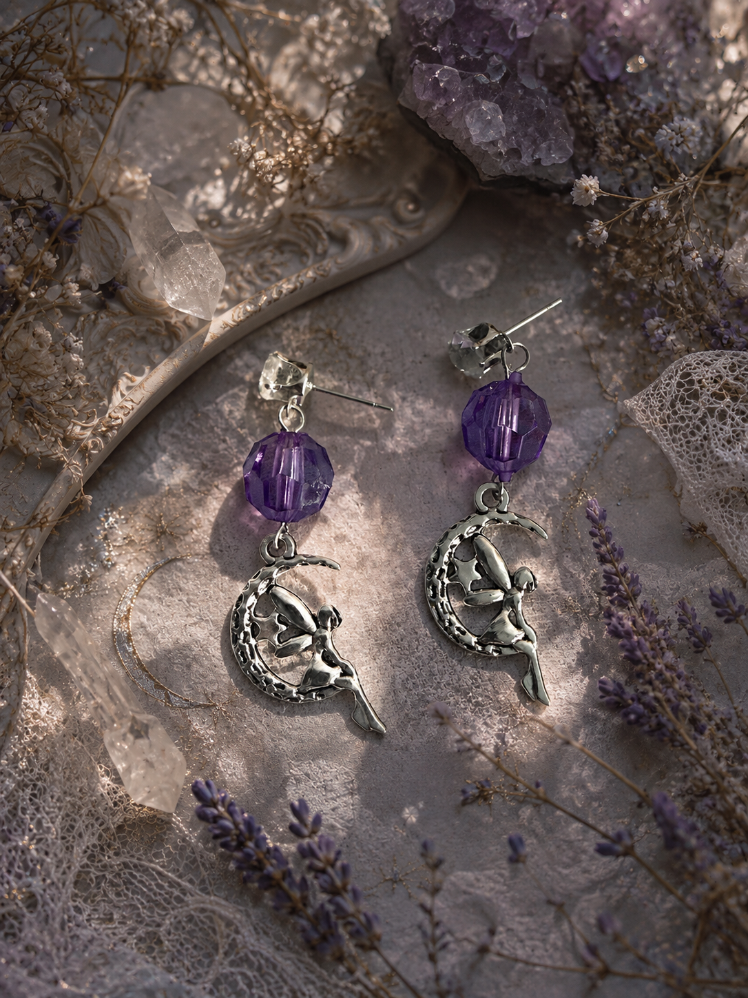 💜 Lavender Twilight Earrings