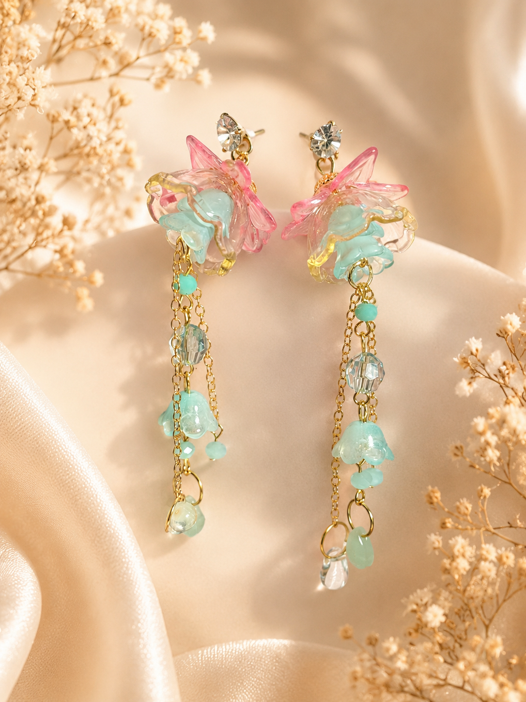 ✨ Kreya Jellymist Earrings ✨ Made to order