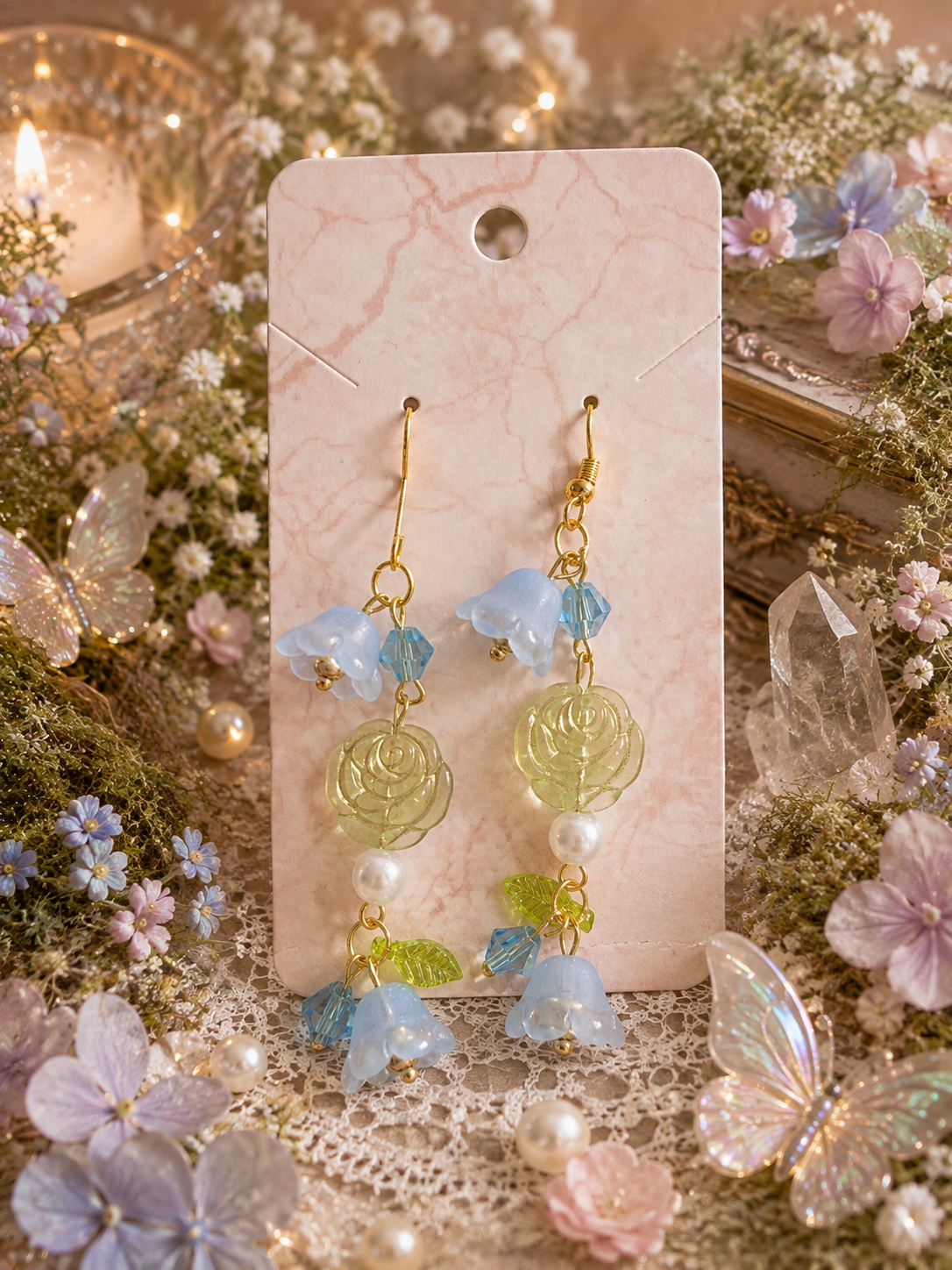 🦋 Fairy in Bloom Earrings