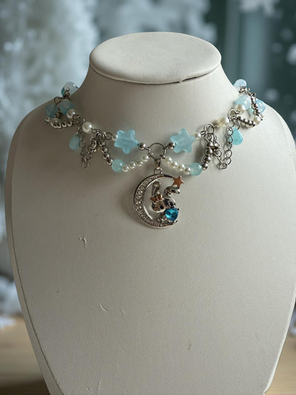 ✨ Evania – Winter Starfall Choker ✨