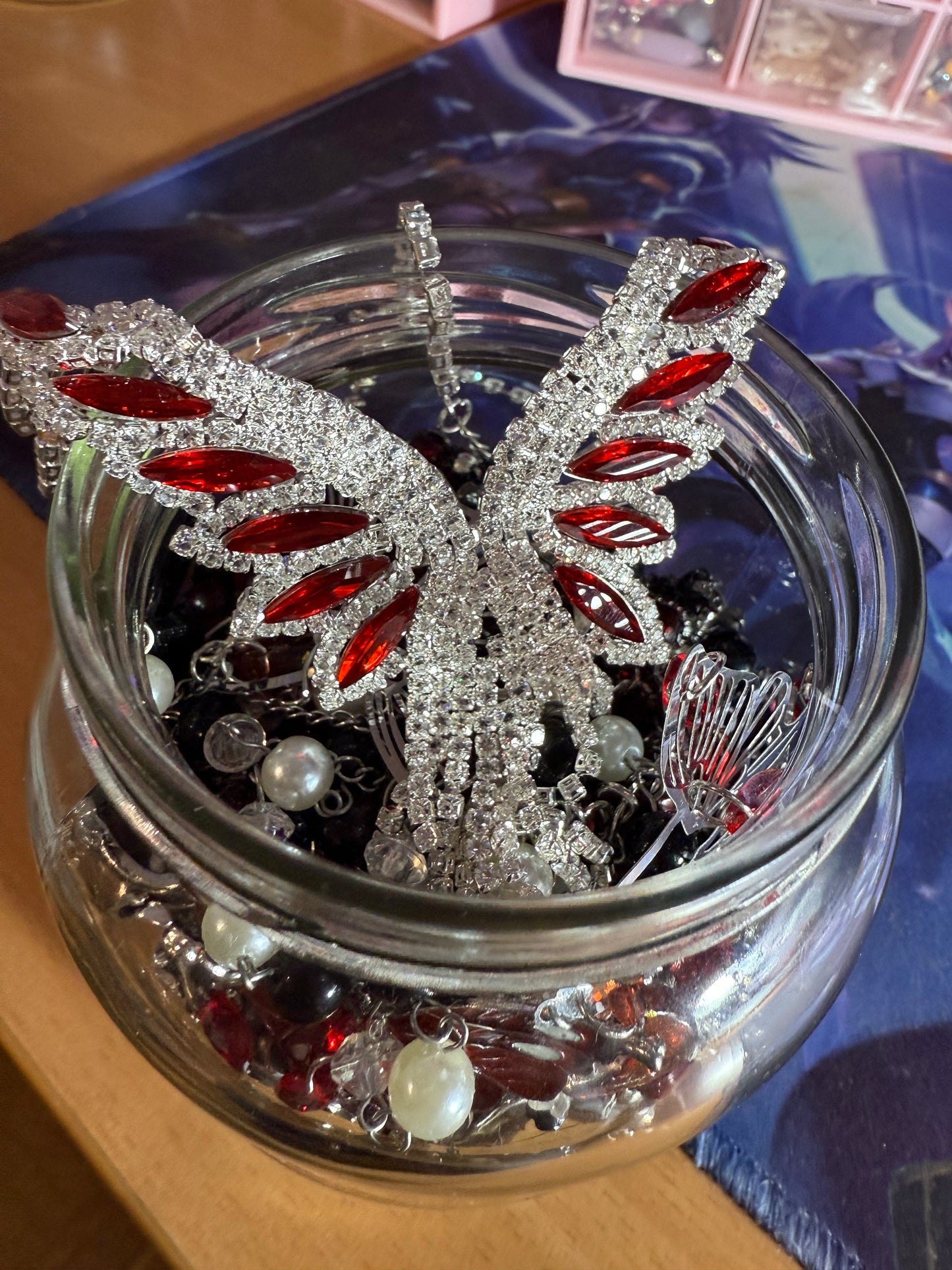 Custom Gothic Themed Mystery Jewerly Jar ⚰️🩸🖤