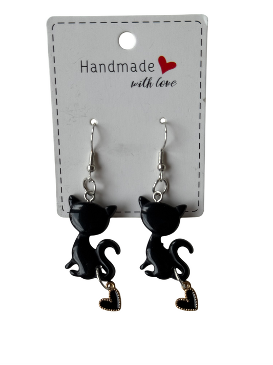 Midnight Meow Earrings