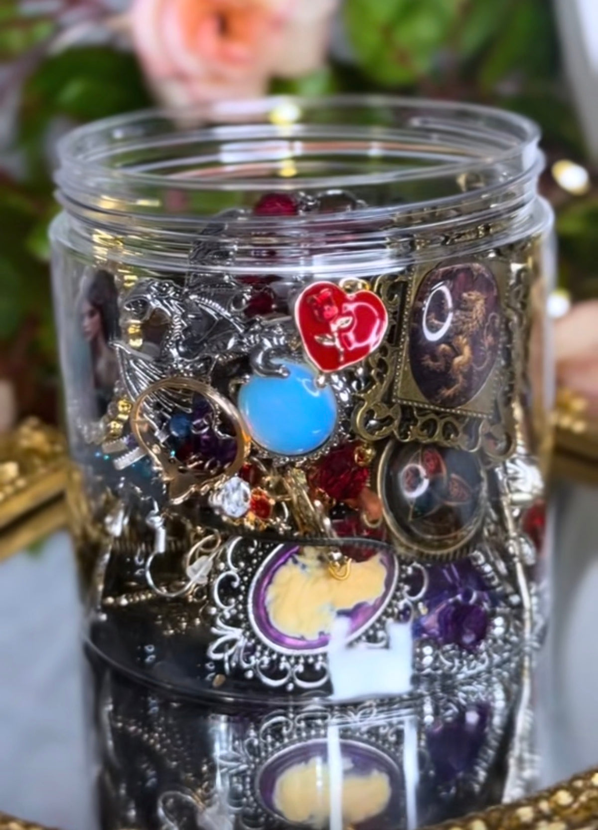 🐉 Medieval Mystery Jewelry Jar – Handmade & Curated Fantasy Jewelry Collection ⚔️