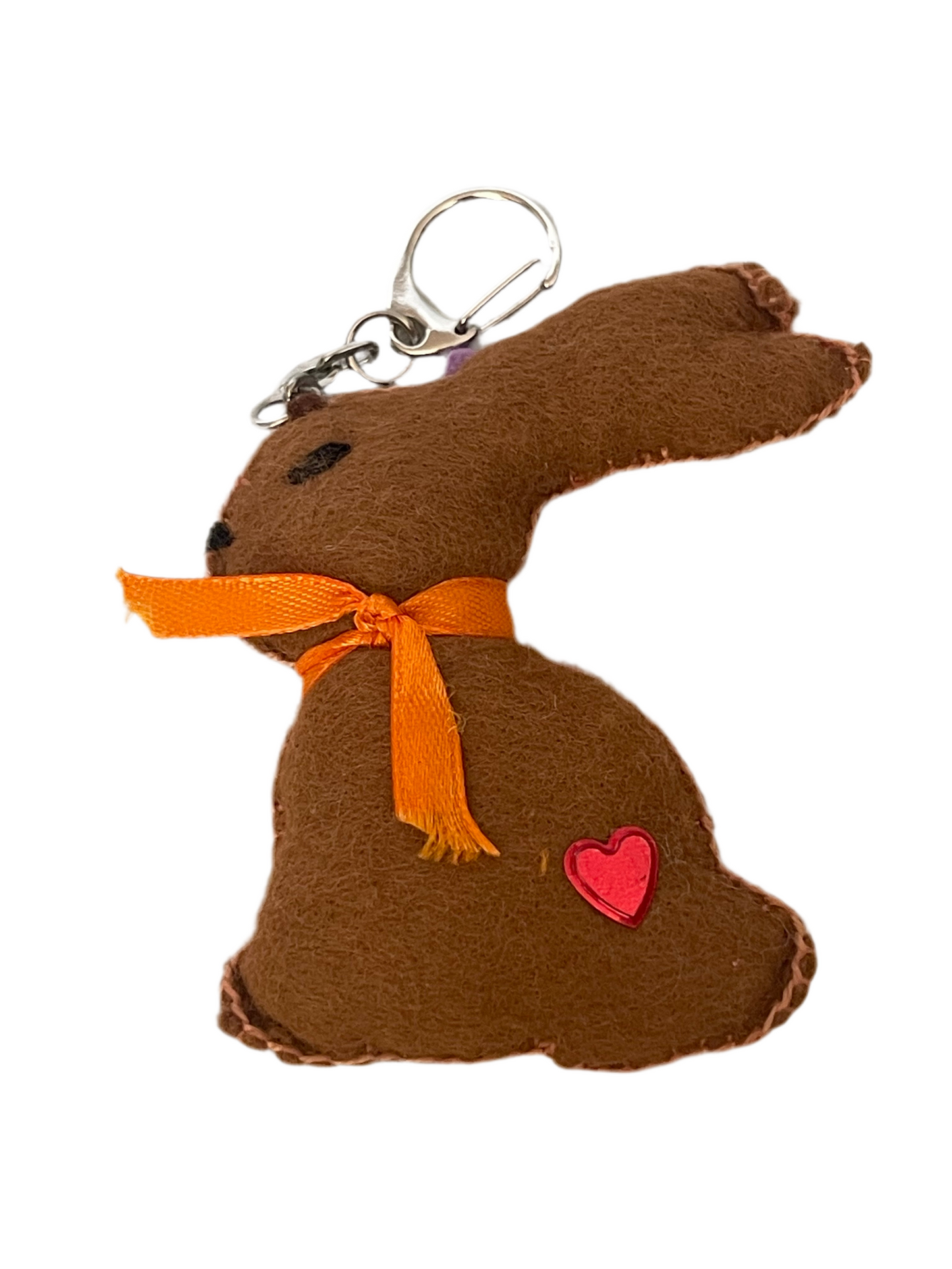 Hoppy Bunny Keychain – Handmade Soft Bunny Charm