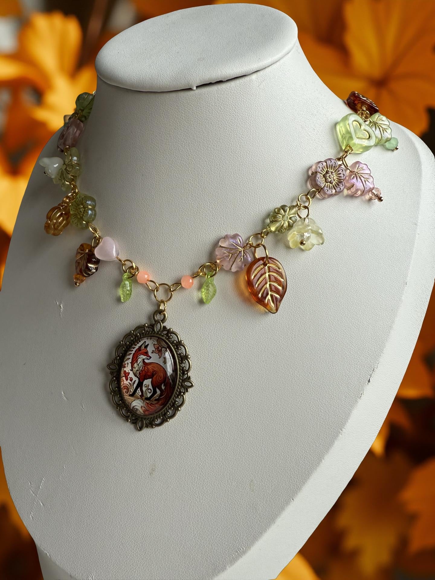 ✨ Orielle Golden Light – Enchanted Woodland Necklace ✨