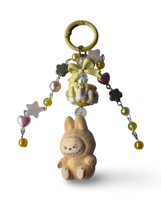 ✨ Mini Lafufu Beaded Keychain Charms ✨