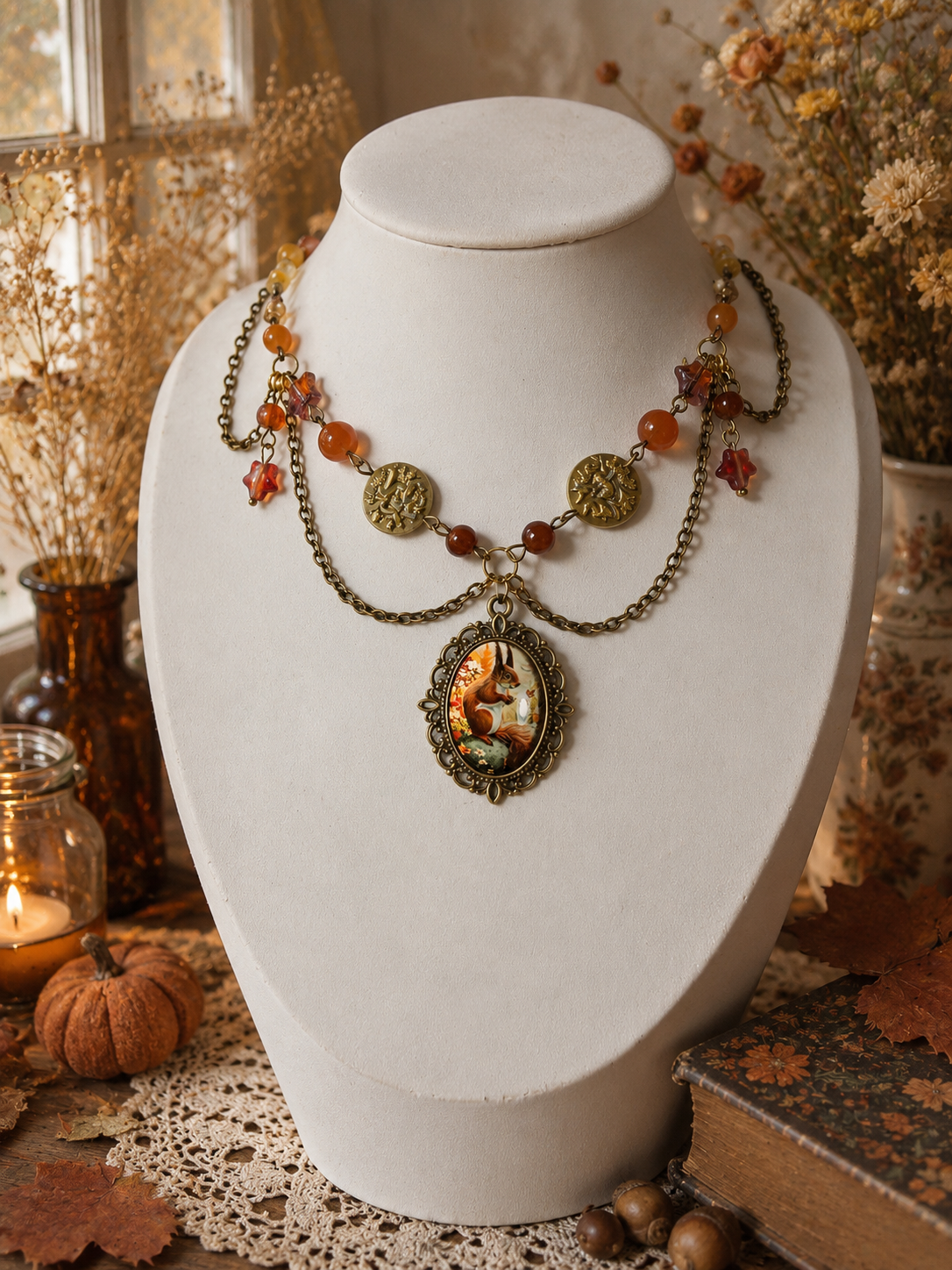 🍂 Acorn Whispers Necklace