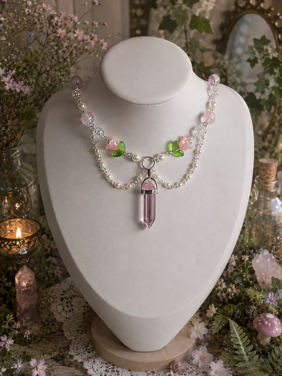 🌷 Secret Garden Spell Necklace