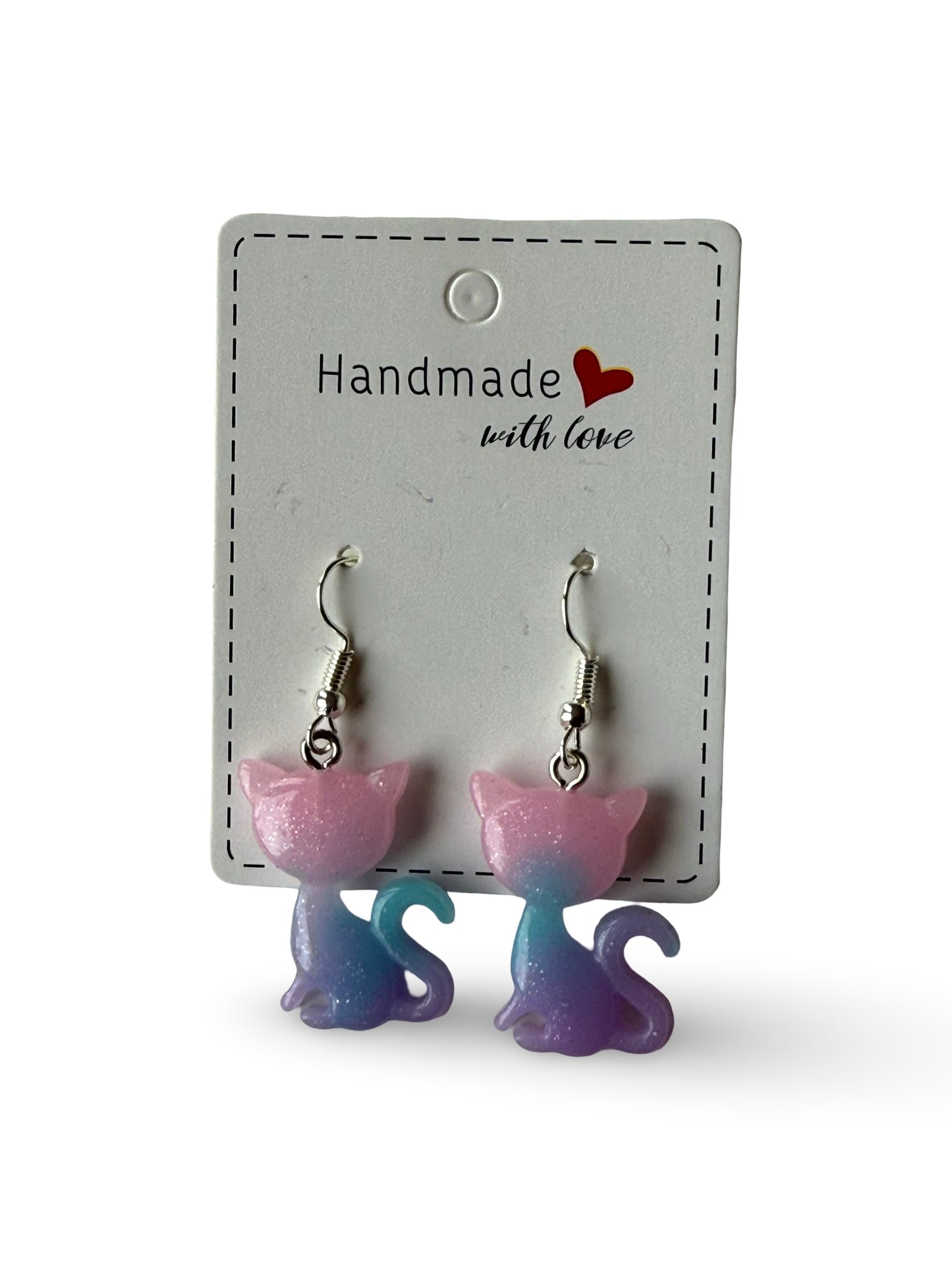Galaxy Cat Earrings