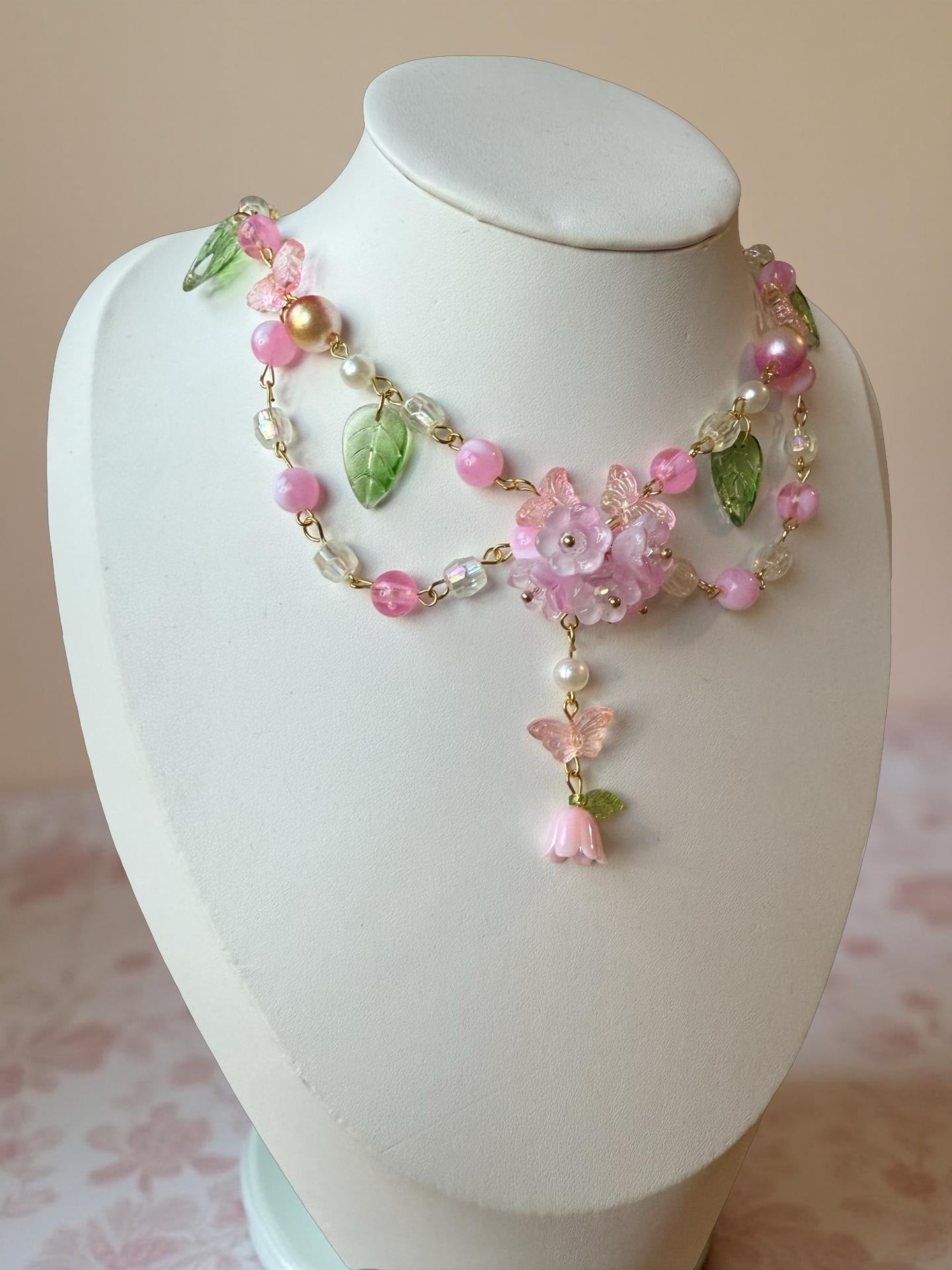 🌸 Evelyn Petalwhisper Necklace