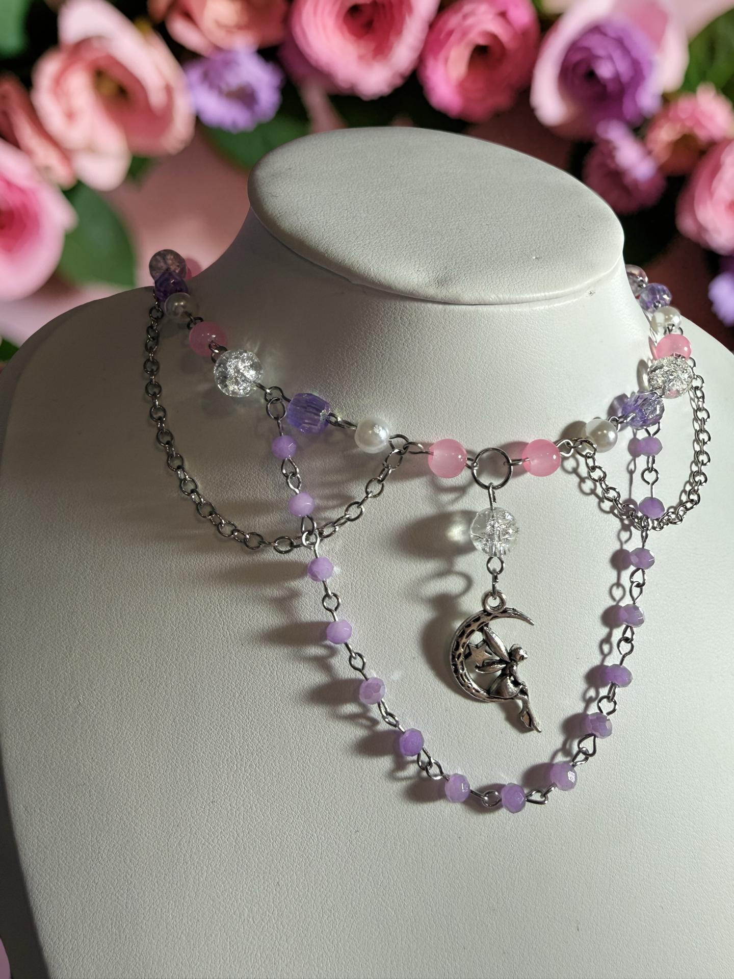 Lissandra Moon Fairy Necklace 🧚‍♀️ Made to order