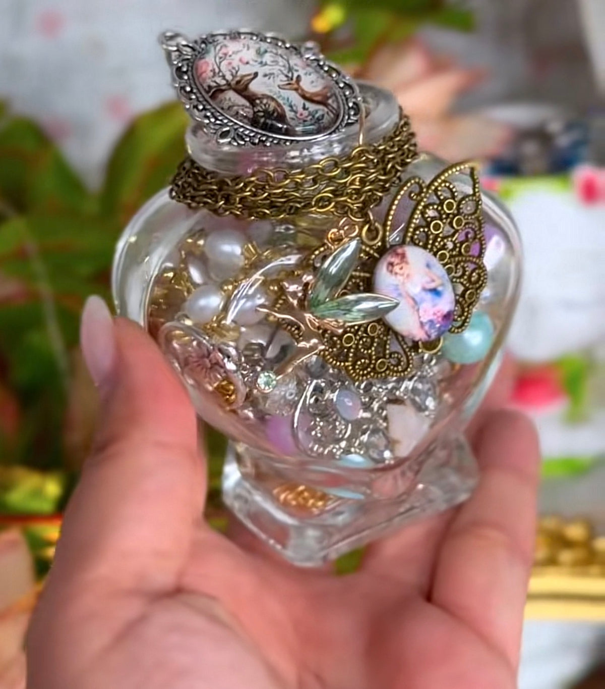 ✨ Seraphina Mystery Jewelry Jar – A Tiny World of Fantasy Jewelry ✨