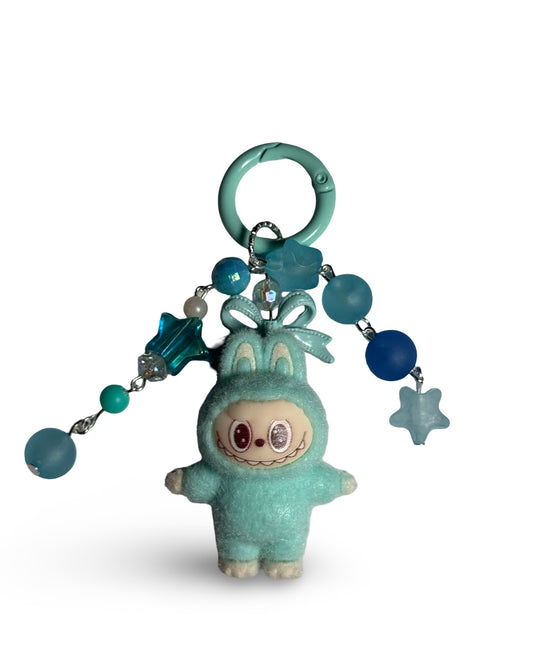 Mini standing Labubu keychain