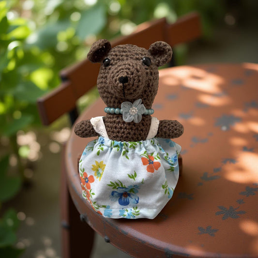Handmade Crochet Dressed Teddy Bear 🧸✨