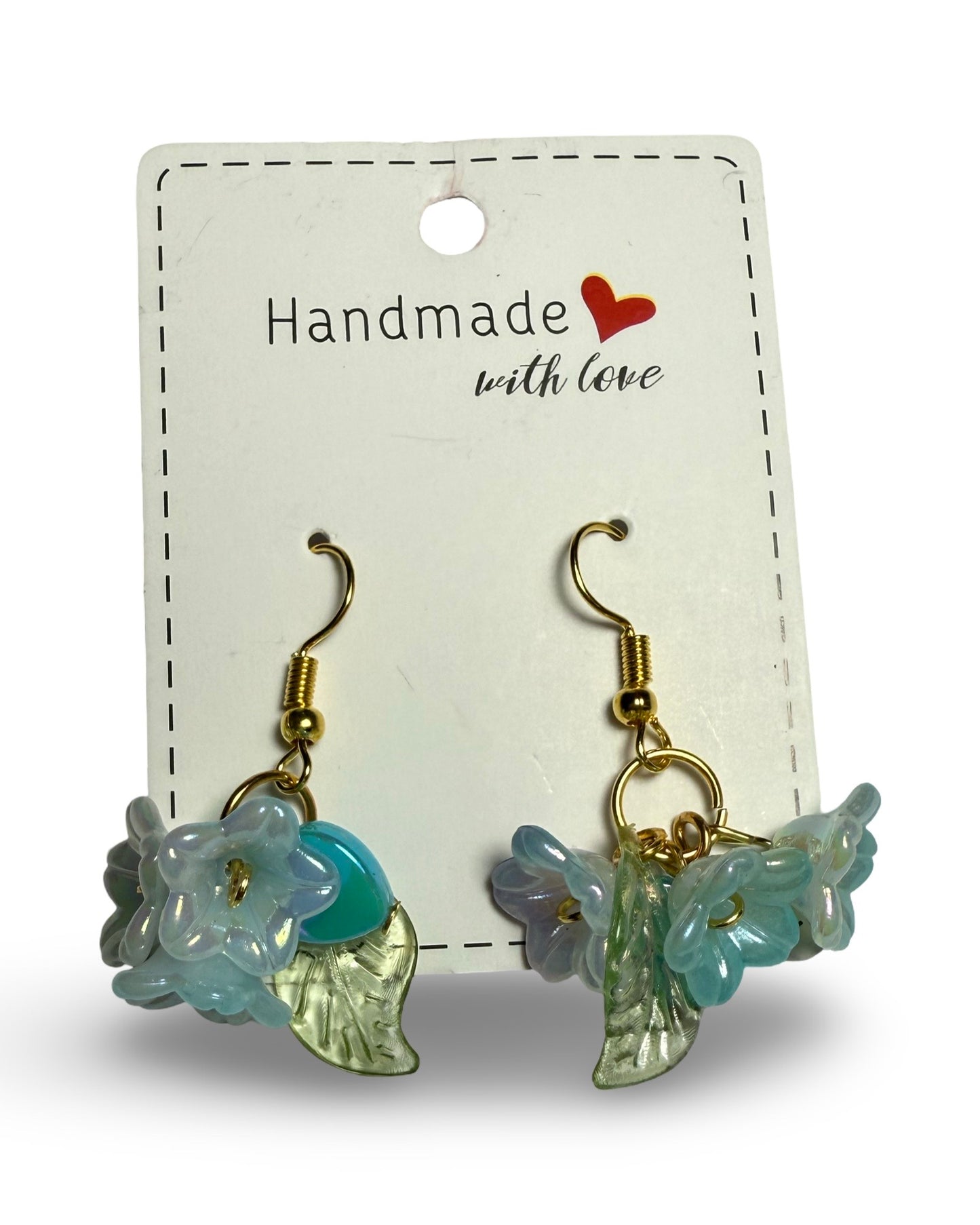 Morning Bloom – Blue Flower Jewelry Set