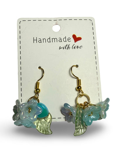 Morning Bloom – Blue Flower Jewelry Set