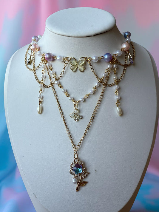 Celestia Rosewing Necklace 🦋🌹
